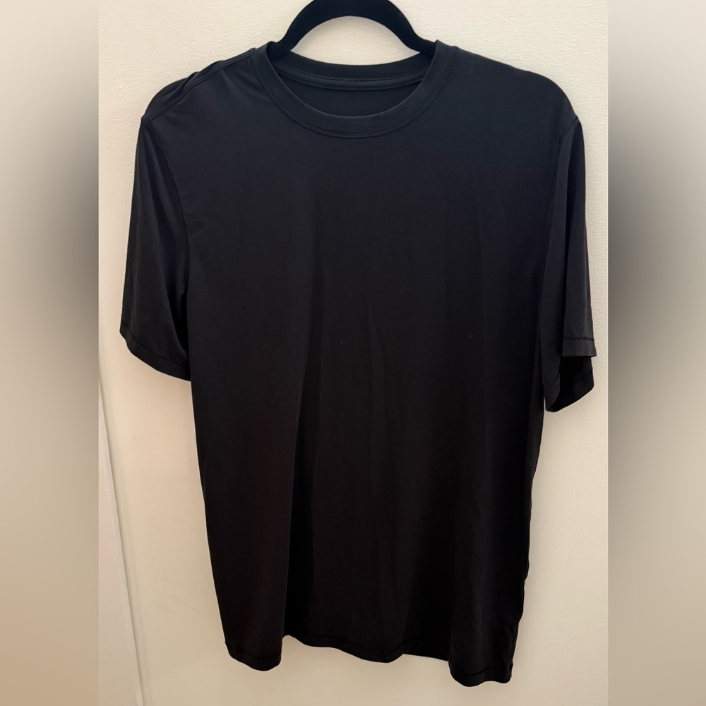 lululemon athletica Black Jersey Training Short Sleeve Shirt - Picture 2 of 4